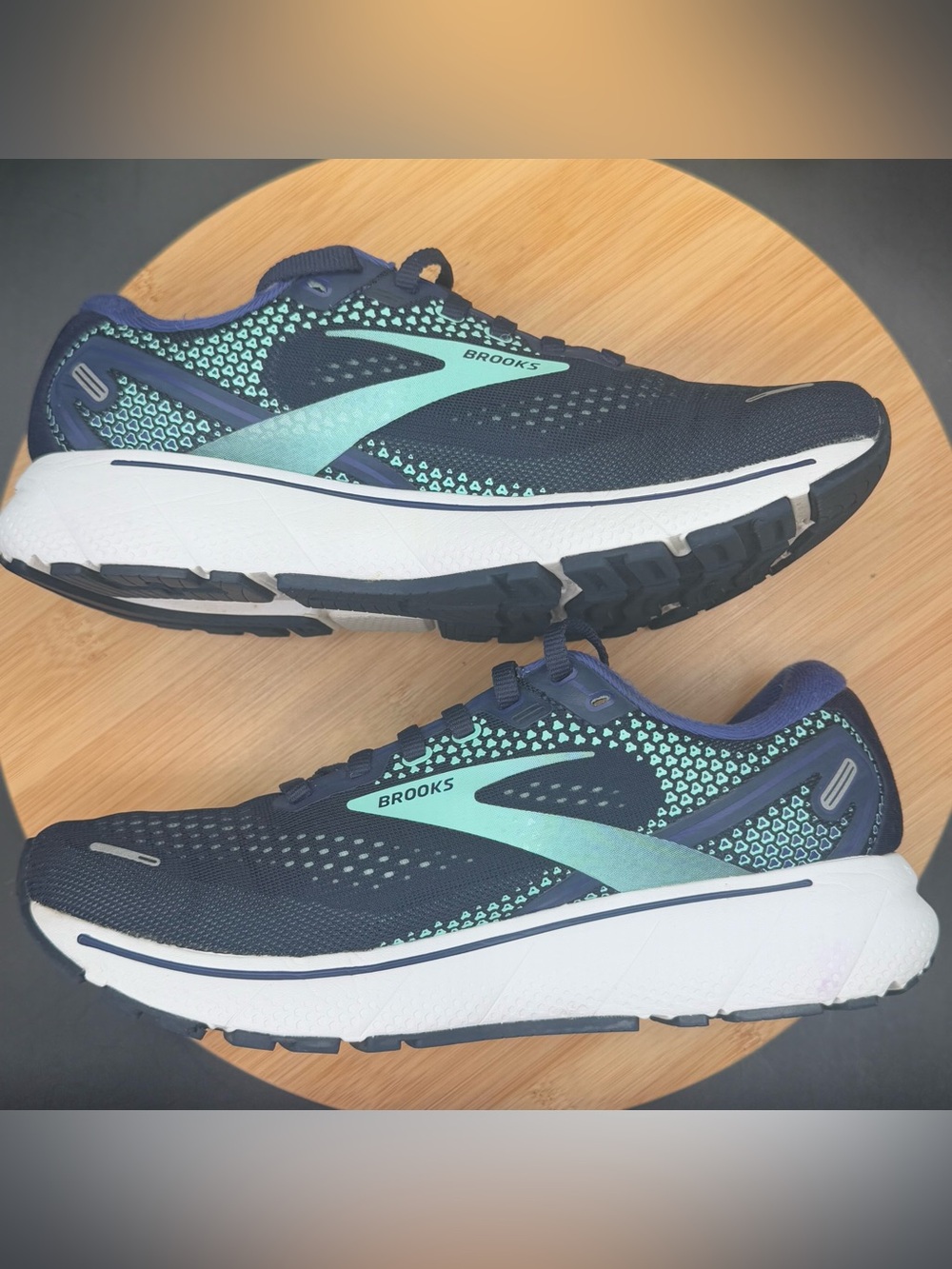Brooks Ghost 14 'Peacoat Yucca' Women’s Size 8(D) Wide - Picture 4 of 10